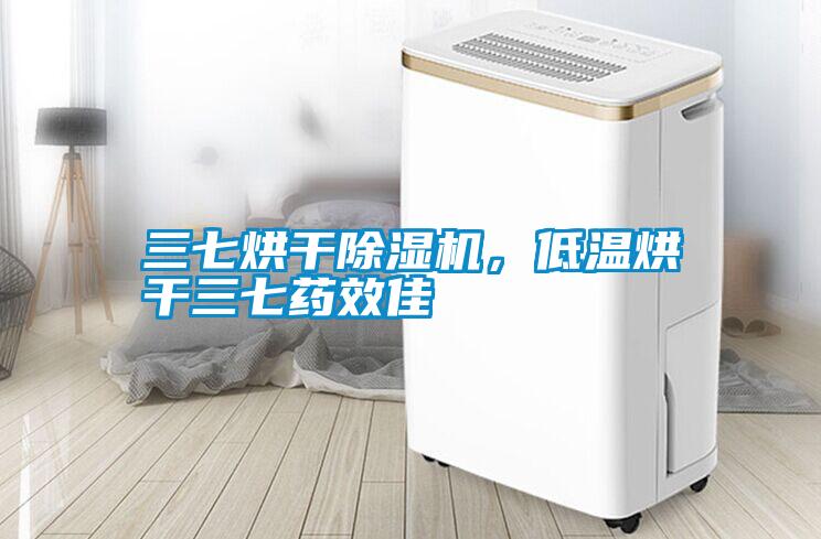 三七烘干除濕機，低溫烘干三七藥效佳