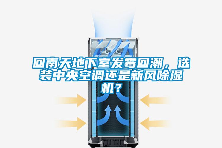 回南天地下室發(fā)霉回潮，選裝中央空調(diào)還是新風(fēng)除濕機？