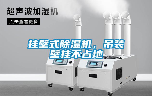 掛壁式除濕機，吊裝壁掛不占地