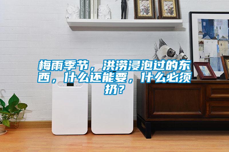 梅雨季節，洪澇浸泡過的東西，什么還能要，什么必須扔？