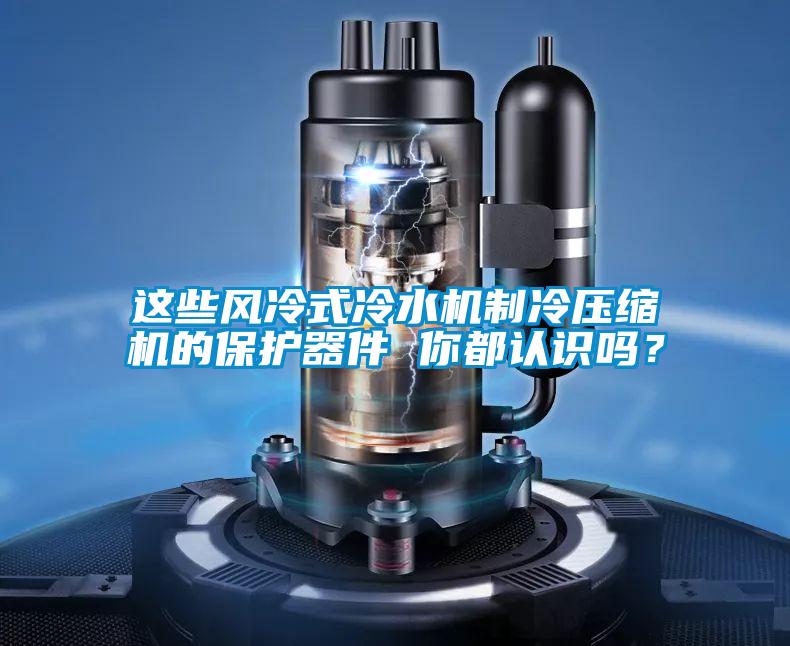 這些風冷式冷水機制冷壓縮機的保護器件 你都認識嗎？
