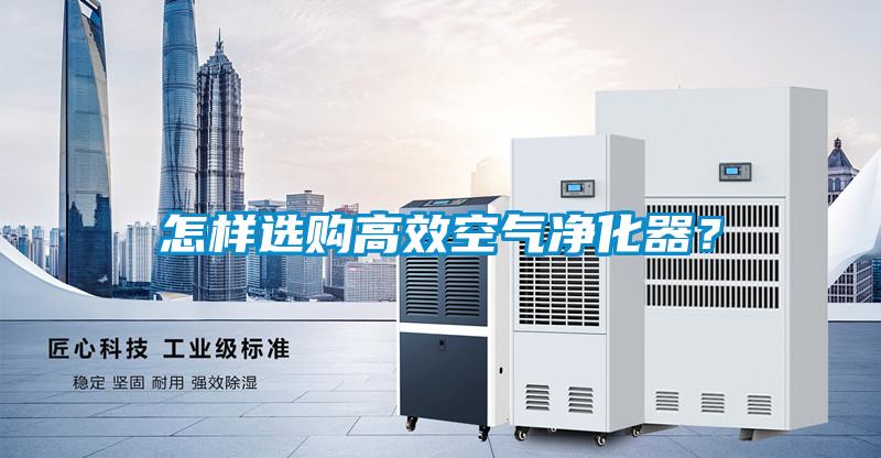 怎樣選購高效空氣凈化器？