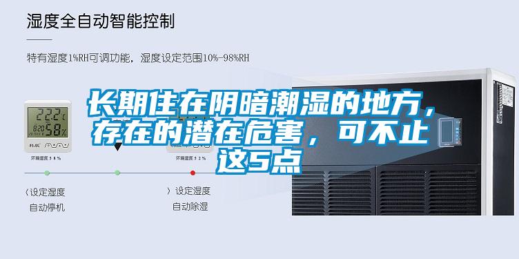 長期住在陰暗潮濕的地方，存在的潛在危害，可不止這5點