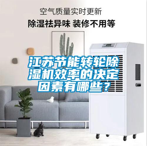 江蘇節能轉輪除濕機效率的決定因素有哪些？