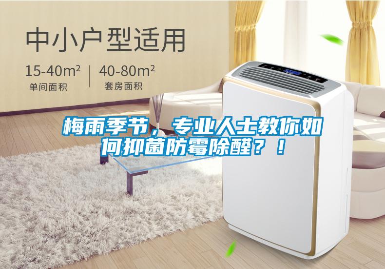 梅雨季節(jié)，專(zhuān)業(yè)人士教你如何抑菌防霉除醛？！