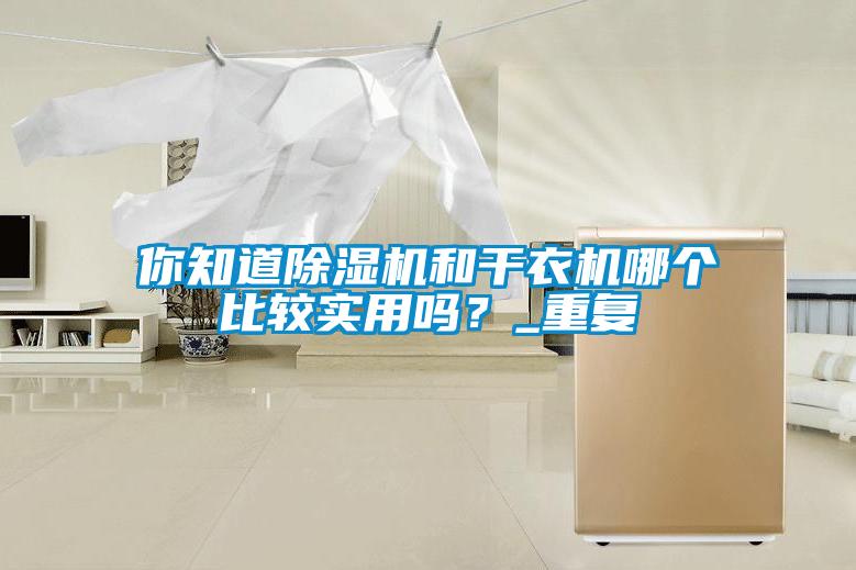 你知道除濕機和干衣機哪個比較實用嗎？_重復