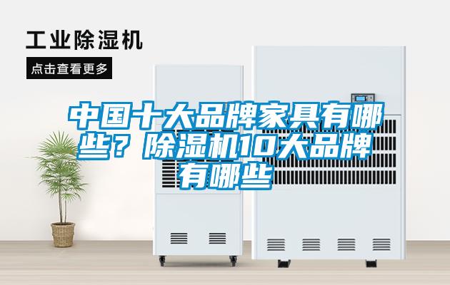 中國十大品牌家具有哪些？除濕機10大品牌有哪些