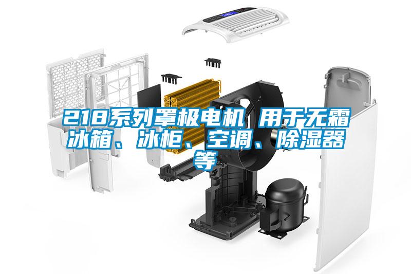218系列罩極電機 用于無霜冰箱、冰柜、空調、除濕器等