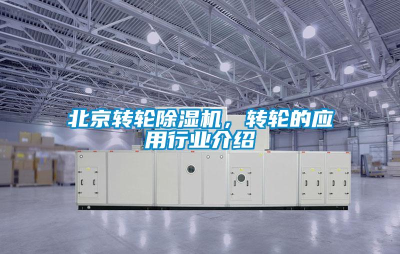 北京轉輪除濕機，轉輪的應用行業介紹