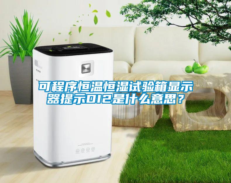可程序恒溫恒濕試驗箱顯示器提示DI2是什么意思？