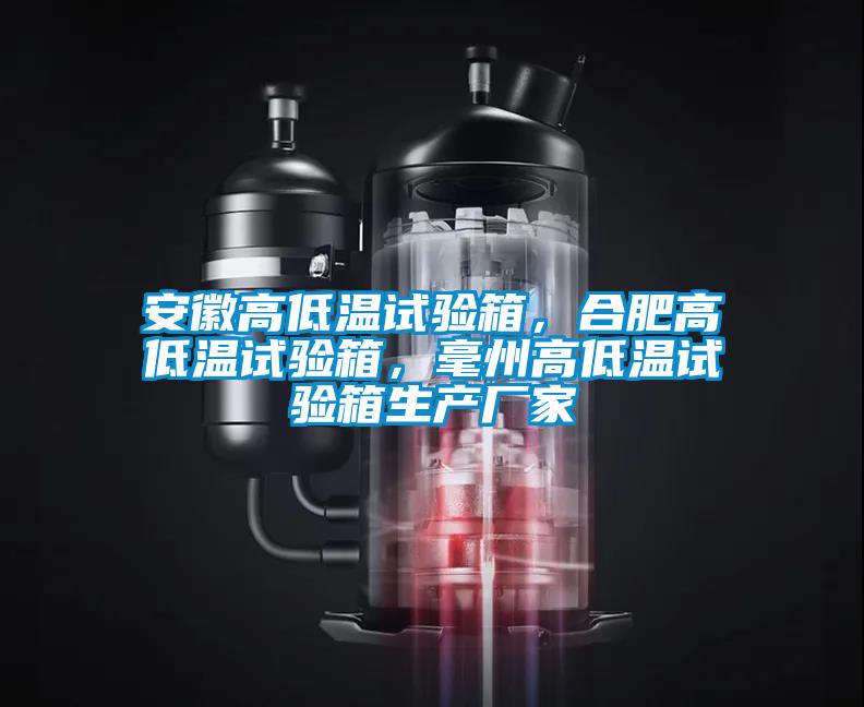 安徽高低溫試驗箱，合肥高低溫試驗箱，毫州高低溫試驗箱生產(chǎn)廠家