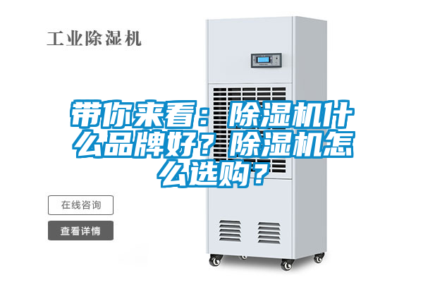 帶你來看：除濕機什么品牌好？除濕機怎么選購？