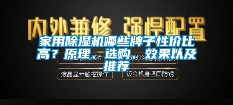 家用除濕機(jī)哪些牌子性價(jià)比高？原理、選購、效果以及推薦