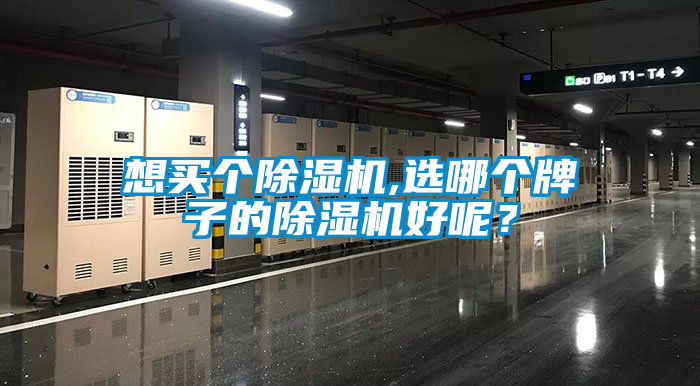 想買個除濕機,選哪個牌子的除濕機好呢？