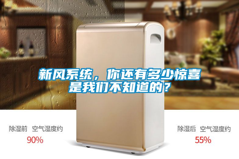 新風系統，你還有多少驚喜是我們不知道的？