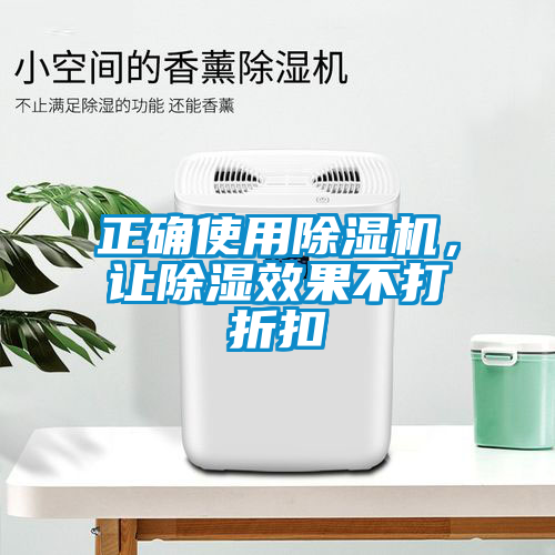 正確使用除濕機，讓除濕效果不打折扣