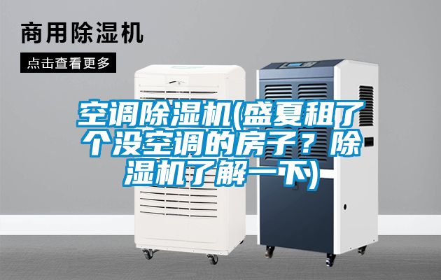 空調除濕機(盛夏租了個沒空調的房子？除濕機了解一下)