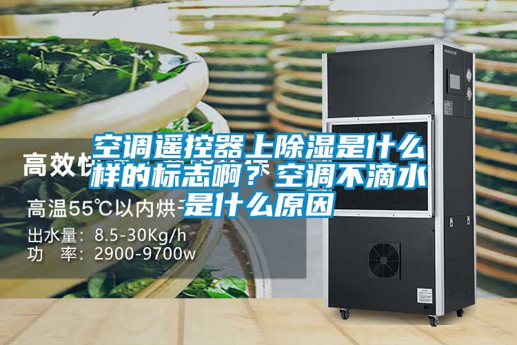 空調遙控器上除濕是什么樣的標志??？空調不滴水是什么原因