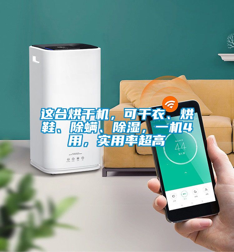 這臺烘干機，可干衣、烘鞋、除螨、除濕，一機4用，實用率超高