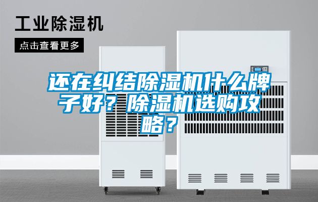 還在糾結除濕機什么牌子好？除濕機選購攻略？
