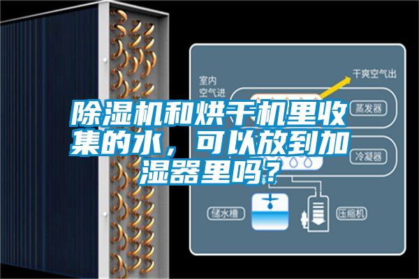 除濕機和烘干機里收集的水，可以放到加濕器里嗎？
