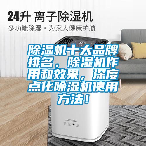 除濕機十大品牌排名，除濕機作用和效果，深度點化除濕機使用方法！