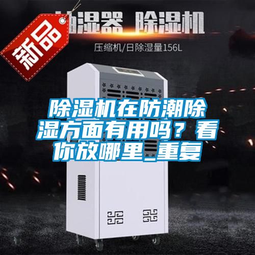 除濕機在防潮除濕方面有用嗎？看你放哪里_重復