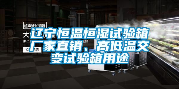 遼寧恒溫恒濕試驗箱廠家直銷、高低溫交變試驗箱用途