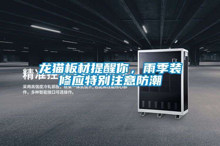 龍貓板材提醒你，雨季裝修應特別注意防潮